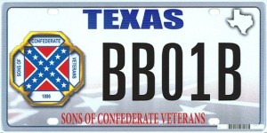 confederate plate